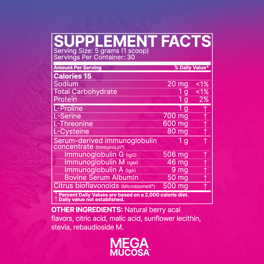 MegaMucosa Powder - Microbiome Labs