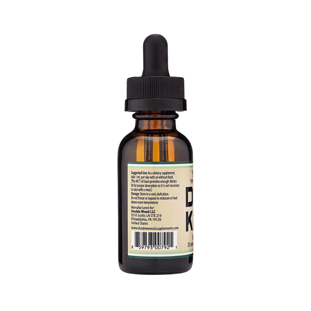 Vitamin D3 + K2 Liquid Drops - Double Wood